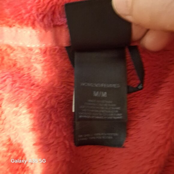 North Face Jacket Womens Medium Full Zip Long Sleeve Outdoors Fuchsia Fleece - Picture 3 of 9